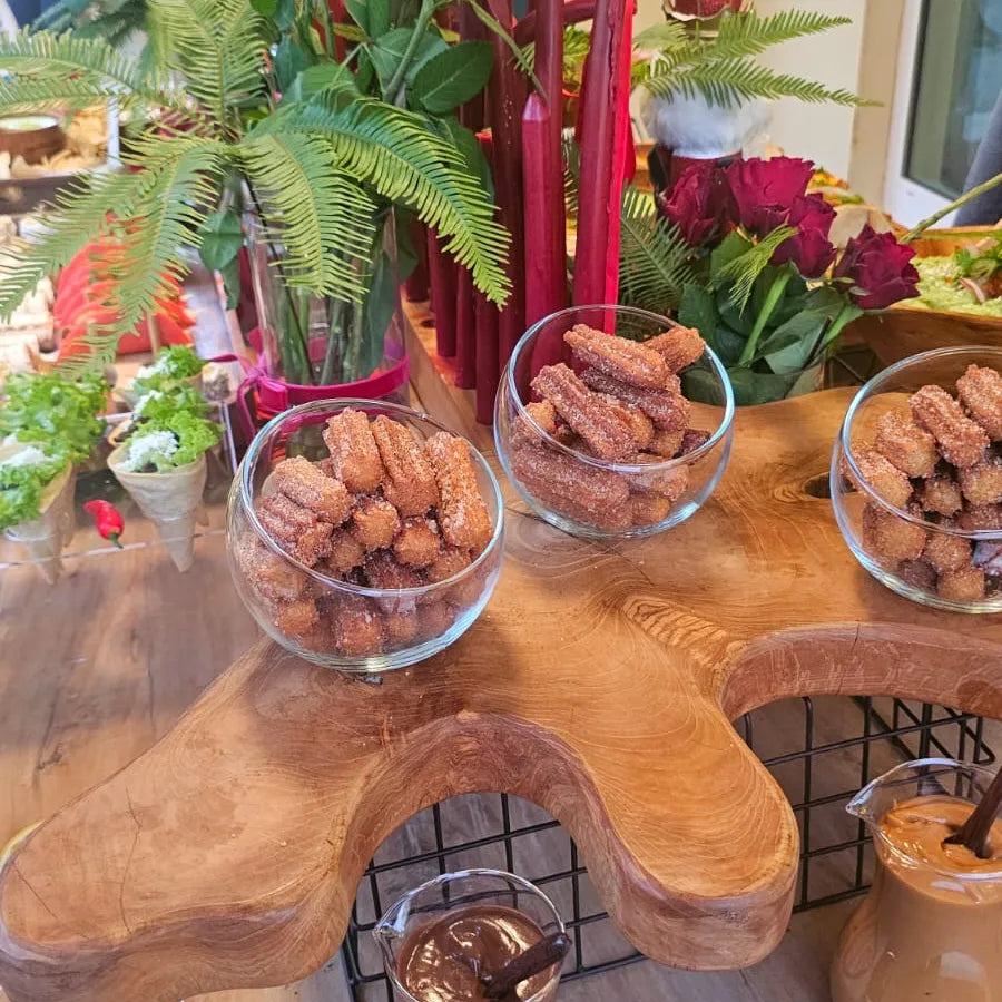 Churros with Chocolate Sauce