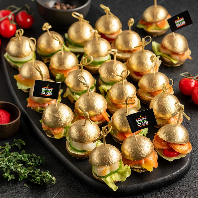 Gold Salmon Mini Burgers