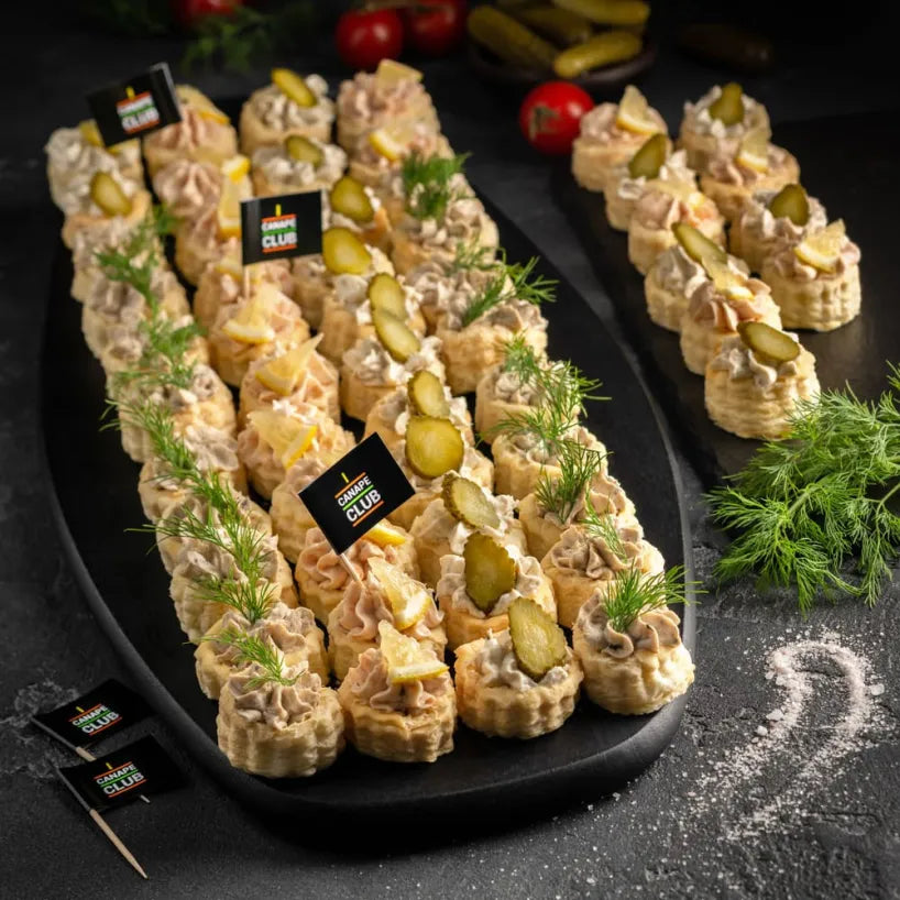 Fish mousse in vol-au-vents