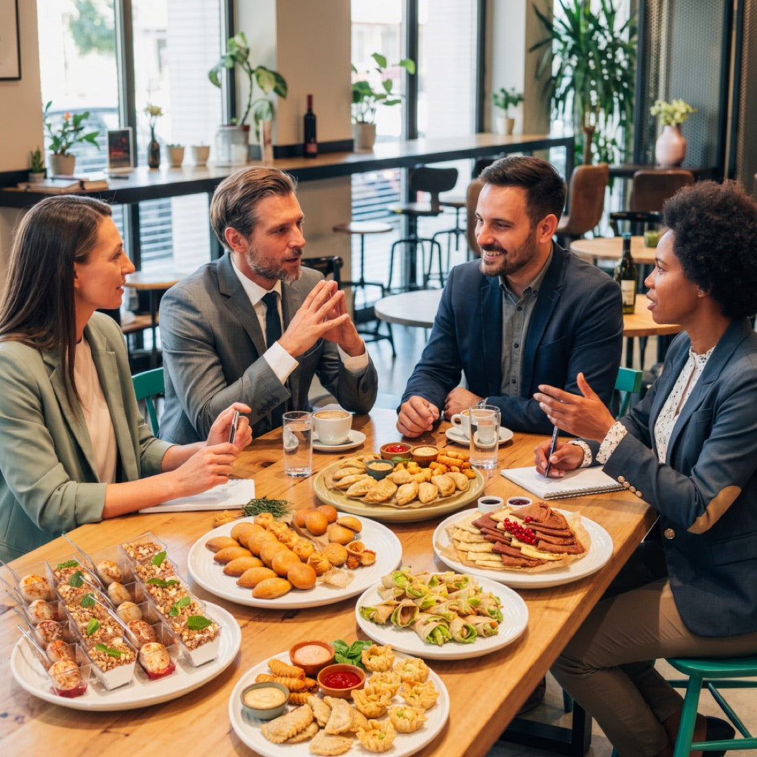 Private business meeting catering