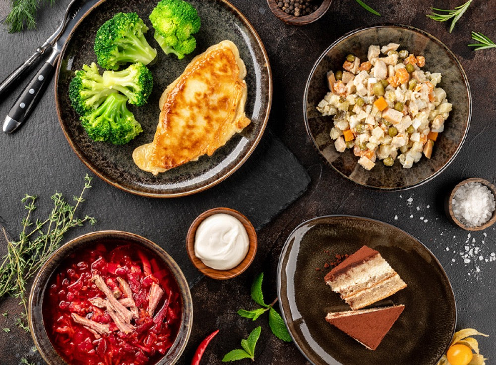 Lunch and dinner drop-off package