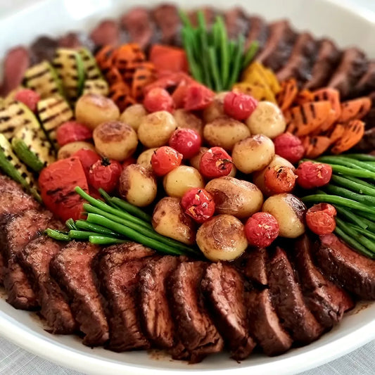 Beef Chateaubriand with Black Peppercorn Sauce