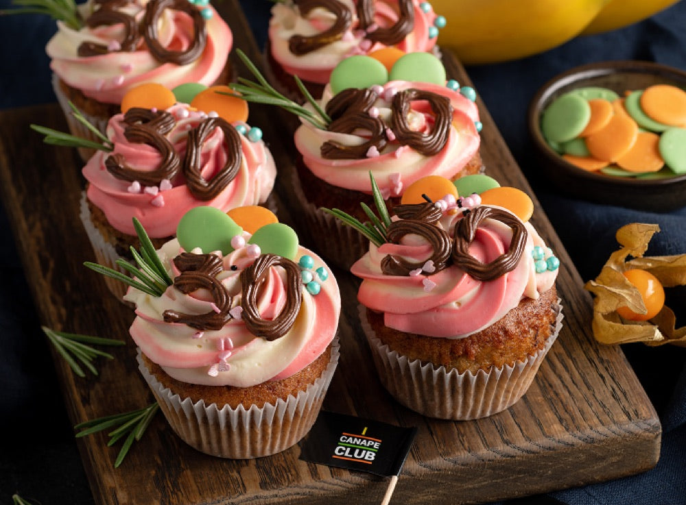 Decorated cupcakes