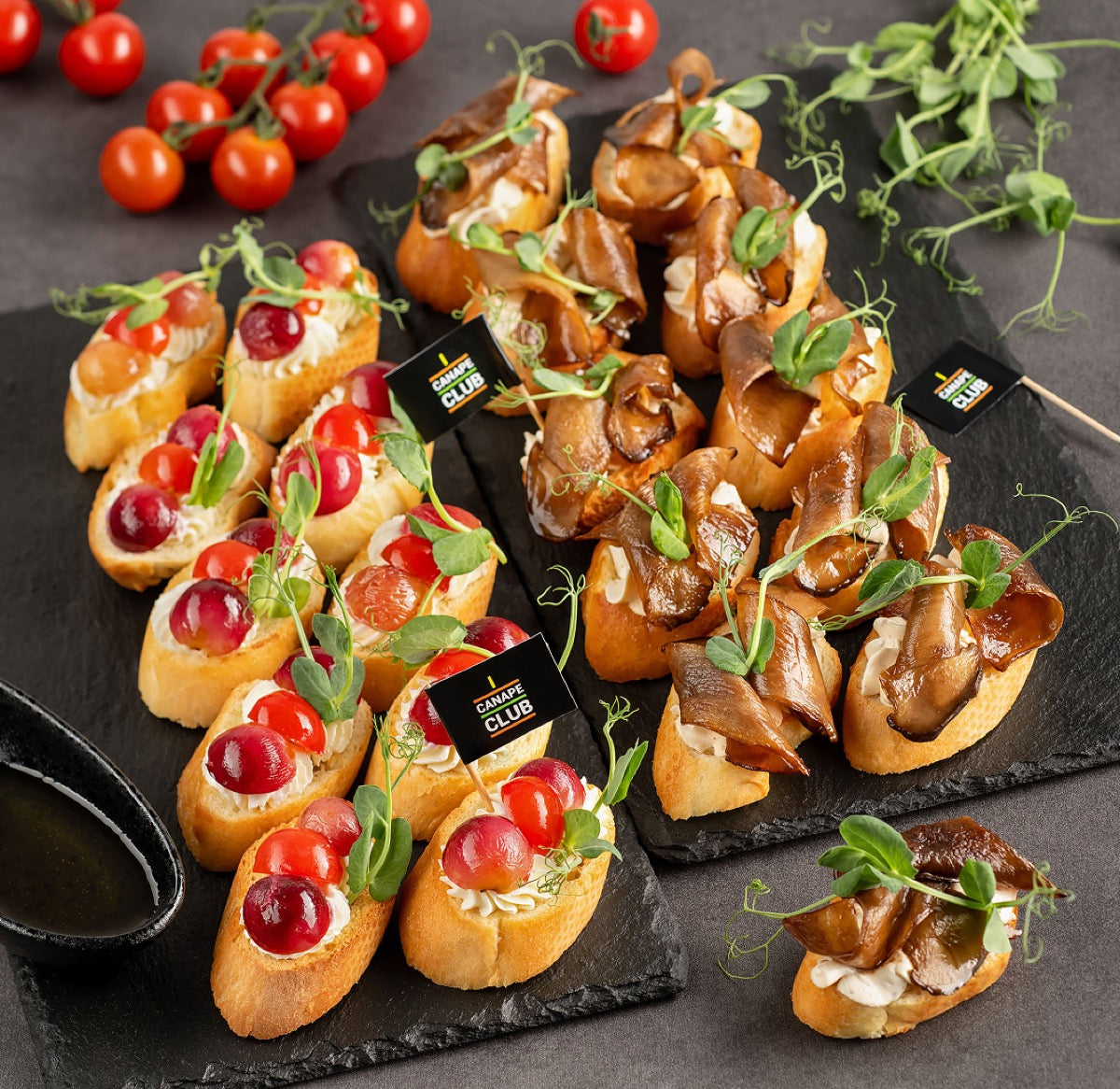 Drop-off catering canapes